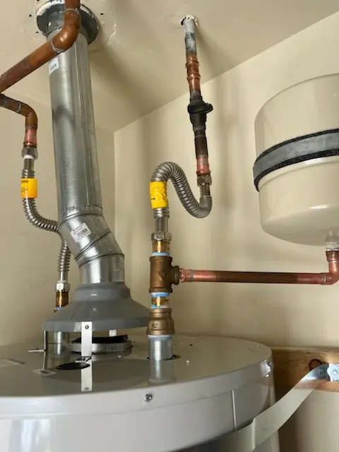 Water heater installation and plumbing repair in Wesley Station